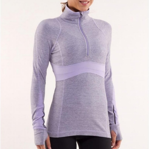 lululemon athletica Sweaters - Lululemon RARE Full Tilt 1/2 Zip Pullover